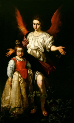 The Guardian Angel by Bernardo Strozzi