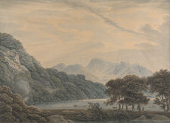 The Head of Ullswater, With the Lodge of Patterdale on the Left by Thomas Sunderland