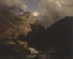 The Jungfrau, Switzerland by Alexandre Calame