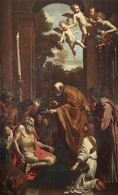 The Last Communion of Saint Jerome (after Domenico Zampieri Domenichino) by Juan Antonio de Ribera