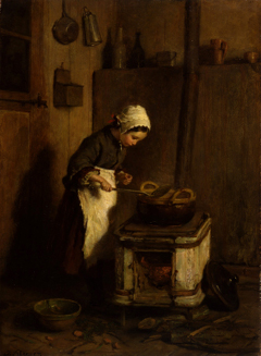 The Little Housekeeper by Pierre Edouard Frère