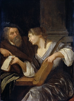 The music lesson by Jacob Toorenvliet