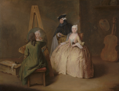 The Painter in His Studio by Pietro Longhi