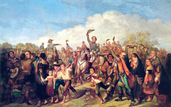 The proclamation of the independence of Brazil by François-René Moreau