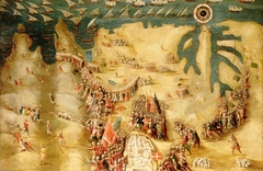 The Siege of Malta: Flight of the Turks, 13 September 1565 by Matteo Perez d'Aleccio