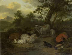 The Sleeping Shepherd by Jan van der Meer II