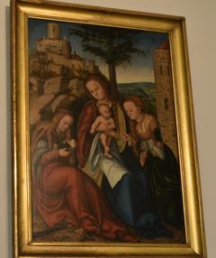 The Virgin and Child with Saint Barbara and Saint Catherine of Alexandria by Circle of Lucas Cranach the Elder