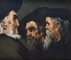 Three old jews by Augustin Théodule Ribot