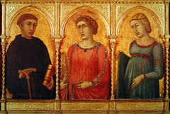 Three saints by Pietro Lorenzetti