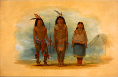 Three Taruma Indians by George Catlin