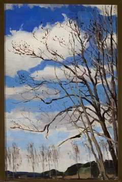 Trees against the sky by Ferdynand Ruszczyc