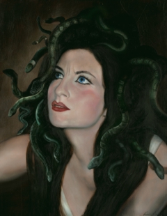 Turning of Medusa (portrait)