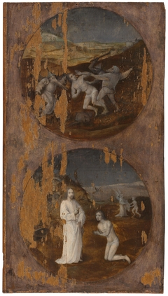 Two Medallions with Symbolic-Religious Representations by Hieronymus Bosch