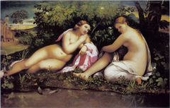 Two Nymphs at Rest (Jupiter and Callisto?)