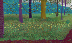 Under the Trees, Bigger by David Hockney
