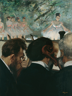 Orchestra Musicians by Edgar Degas