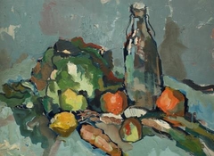 Untitled [Still life with a bottle] by Frances Hodgkins