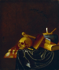 Vanitas Still Life by Francois van Daellen