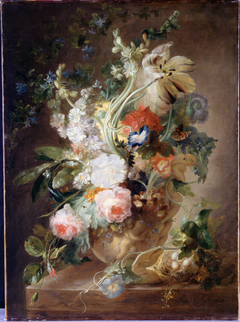 Vase with Flower by Anonymous