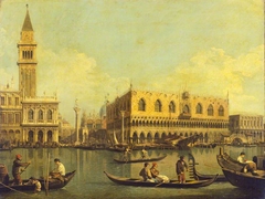 Venice: the Molo from the Bacino di S. Marco by Canaletto