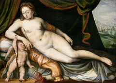 Venus and Cupid by Frans Floris