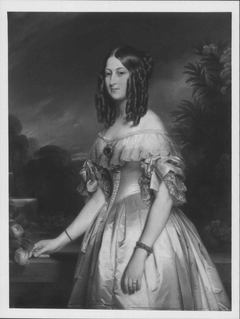 Victoire of Saxe-Coburg-Gotha, Duchesse de Nemours (1822-1857) by Franz Xaver Winterhalter