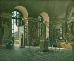 View of the former room of the Tiber. by Joseph Warlencourt