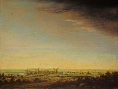 View of Wageningen by Hercules Seghers