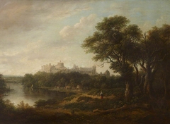 View of Windsor Castle from the River Thames by Patrick Nasmyth