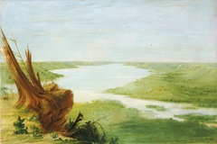 View on Lake St. Croix, Upper Mississippi by George Catlin