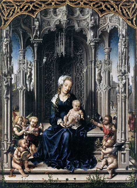 Virgin and Child with Musical Angels