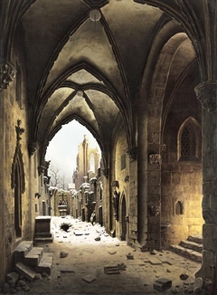 Walkenried Abbey by Carl Hasenpflug
