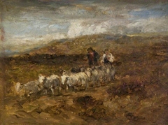 Welsh Shepherds by David Cox Jr