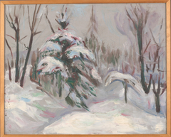 Winter Forest by Edvard Munch
