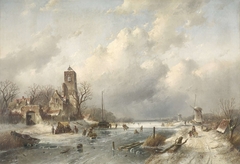 Winter Scene by Charles Leickert