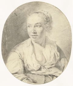 Zittende vrouw by Cornelis Visscher II