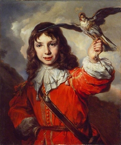 A Boy with a Falcon by Jan van Noordt