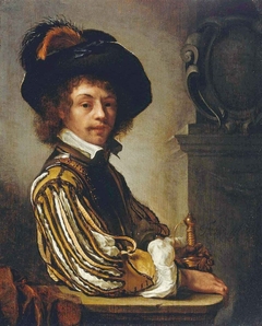 A Cavalier by Frans van Mieris the Elder
