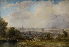 A Distant View of Birmingham by Thomas Creswick