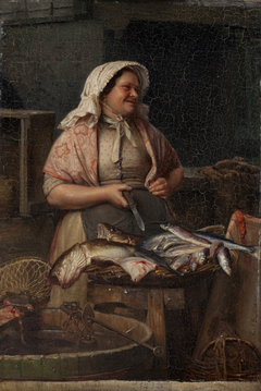 A Fishwife by Carl Bloch