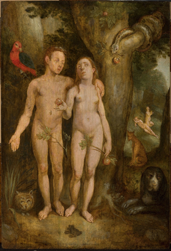 Adam and Eve (Genesis 3:1-7) by Cornelis Cornelisz. van Haarlem