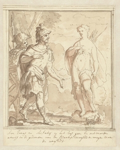 Aenaes en Achates ontmoeten Venus in de gedaante van een jageres