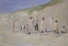 After Bathing by Max Liebermann
