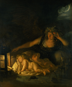 Allegory of night by Joachim von Sandrart