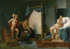 Apelles Painting Campaspe in the Presence of Alexander the Great by Jacques-Louis David