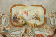 Apollo with the Muses – Project for a Plafond by Daniel Gran