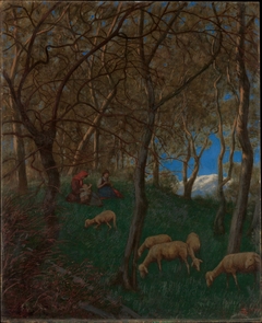 At Lake Garda by Hans Thoma