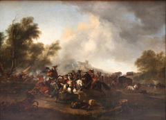 Attack on a Convoy by Philips Wouwerman