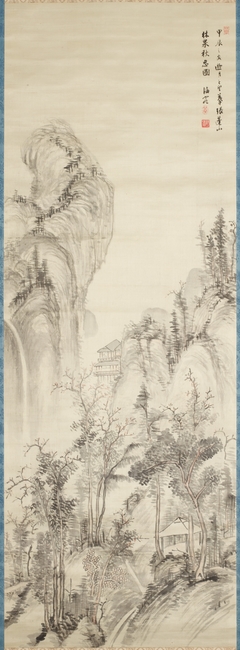 Autumn Thoughts on a Garden Landscape by Nukina Sūō