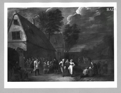 Bauernszene vor einem Wirtshaus by David Teniers the Younger